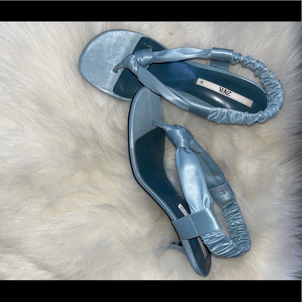 Zara Blue Sandals